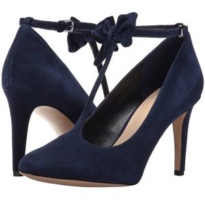 Nine West Suede T-Strap Heels